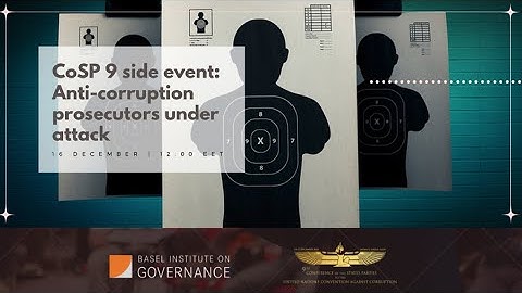 Anti-corruption prosecutors under attack – a #CoSP9 side event