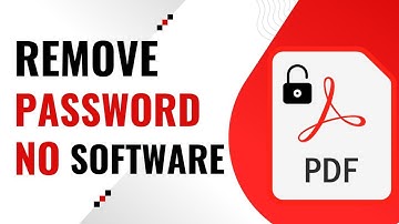 how to remove password from pdf Without software in 10 Second 2026