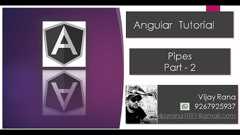 Custom Pipe in Angular | Angular By Vijay Rana | Angular By Vijay | By Vijay Rana | By Vijay | Vijay