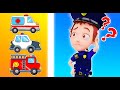 Police officer car song nursery rhymes and kids songs