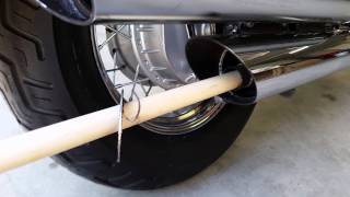 : How to Debaffle stock pipes exhaust on Suzuki Boulevard C50