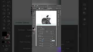 Create a Scribble effect in Adobe Illustrator♒?️ adobe adobeillustrator shorts viral subscribe