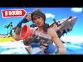 I Played Arena for 8 hours STRAIGHT at The Shark! (Fortnite Battle Royale)