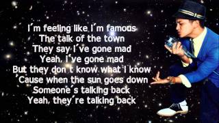 Bruno Mars - Talking to Moon Lyrics Video