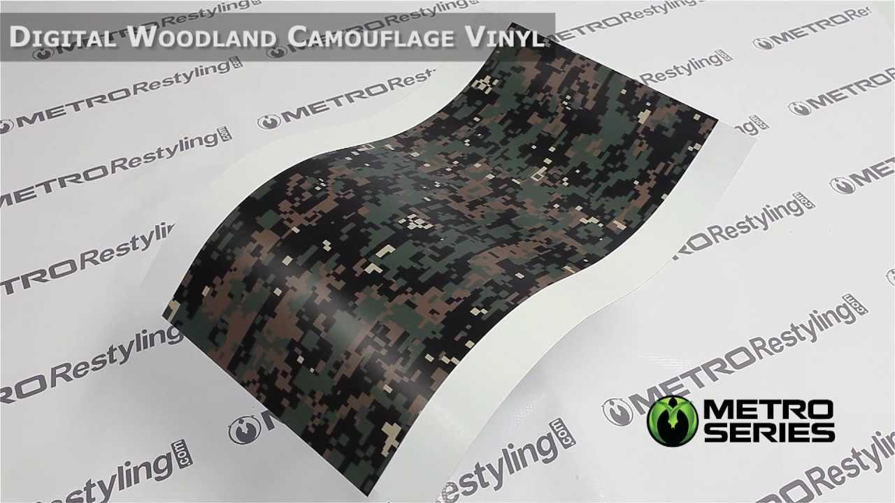 Digital Woodland Camouflage - Metro Wrap