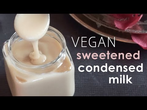 Vegan Sweetened Condensed Milk ~ Instant & Raw