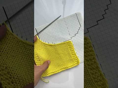 Идеальная горловина ⤴️ #урокивязания #вязаниеспицами #knitting #knit #handmade #мквязание