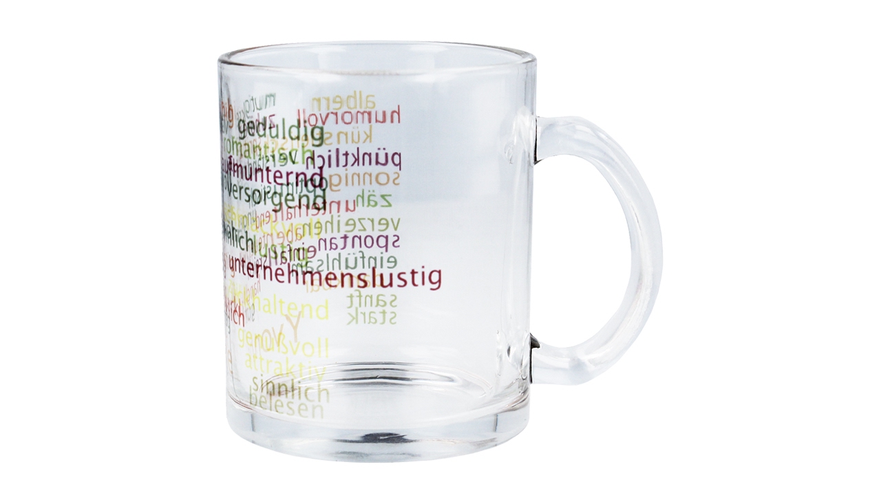 Glastasse Klar Bedrucken Youtube