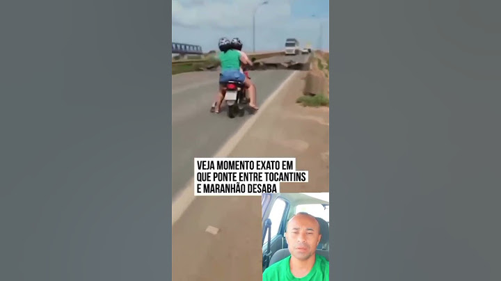 Vereador denuncia Ponte logo após a ponte desaba
