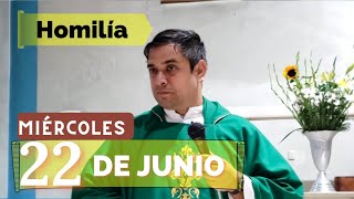 EVANGELIO DE HOY miércoles 22 de junio del 2022 - Padre Arturo Cornejo