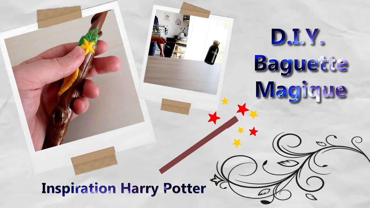 [Loisirs créatifs] D.I.Y. Baguette magique 🎇🎩{inspiration Harry Potter