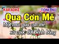 Karaoke Qua Cơn Mê Tone Nữ Nhạc Bolero Trữ Tình Dễ Hát Nhất | Siêu Thị Karaoke