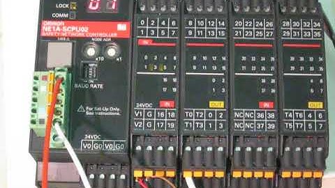 OMRON NE1A-SCPU02 Safety network controller　動作確認