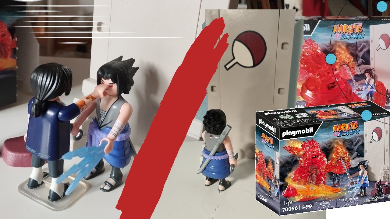 Naruto Shippuden Sasuke Uchiha Playmobil Sunny - Fátima Criança