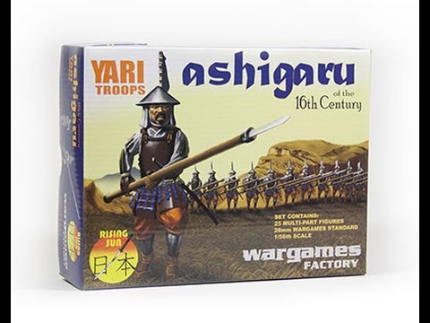 Wargames Factory Ashigaru Yari Japanese Spearmen Troops Unboxing Youtube