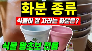 화분 종류 알면 식물 키우기 쉬워요.