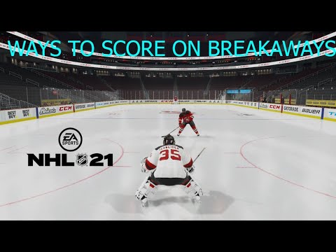 NHL 21 HOW TO SCORE ON BREAKAWAYS!