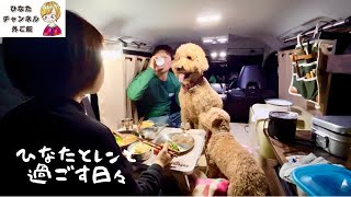 [わんこと車中泊]　行き当たりばったりのおでかけ！？（前編）#doglife #スタンダードプードル #犬 #犬のいる暮らし #diy #アウトドア #車中泊