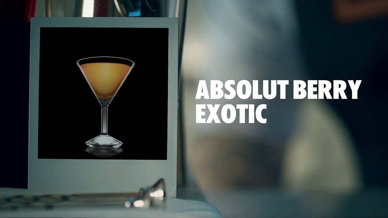 ABSOLUT BERRY EXOTIC DRINK RECIPE - HOW TO MIX