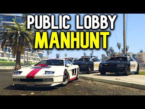 PUBLIC SESSION GTA Online ManHunt (HUNTER POV)