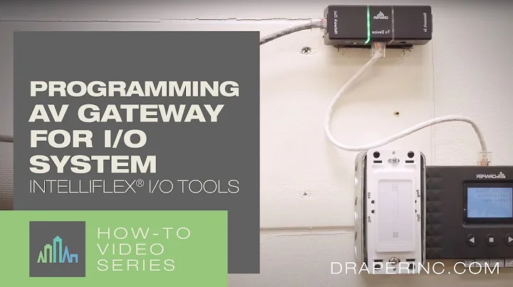 How-To Video: Programming an AV Gateway for the Intelliflex® I/O System