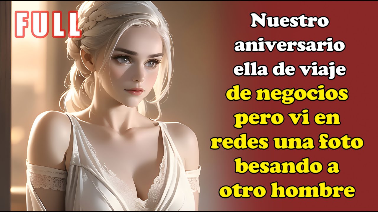Nuestro aniversario, ella de viaje de negocios, pero vi en redes una foto besando a otro hombre.