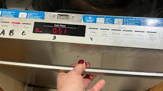 Bosch Dishwasher red light on floor - how to turn off / on