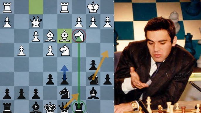 Partida genial do Kasparov  Xadrez é Vida no  