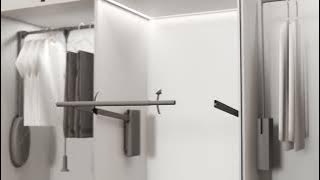 Pull down closet rod G18 installation