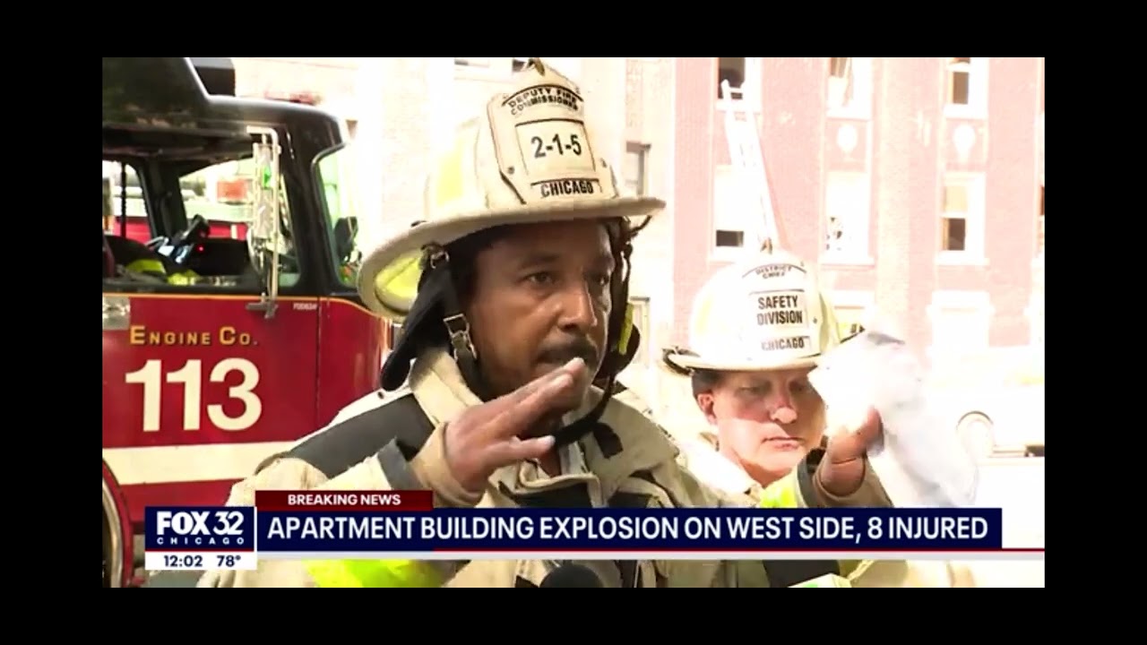 At least 8 people Injured after an Explosion at an Apartment building in Chicago
