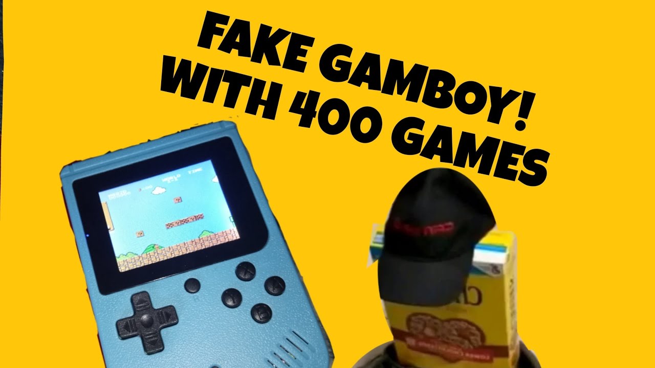 Playing Mario pacman on fake GAMEBOY!? - YouTube
