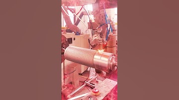 Wide spot laser cladding head repairs rollers #welding #cncmill #welder #cncsoftware #coldmilling