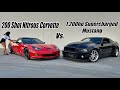 Racing Girl In Corvette vs My Shelby GT500 Forces Me to do THIS! McLeod Racing RXT1200
