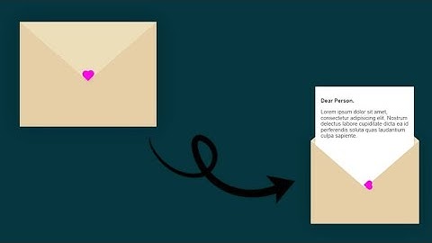 CSS Envelope & Letter: Click to Open/Close Animation (HTML, CSS, JS)