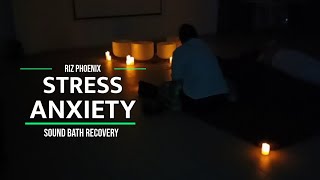 For Constant Stress And Anxiety | Sound Bath | Crystal Singing Bowl
