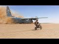 Massive US C-130 Creates Scary Dust Storm After Landing on Desert Airstrip
