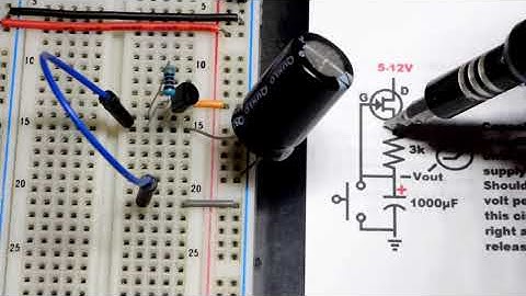 J310 JFET about 1 volt per second voltage ramp circuit schematic by Electronzap