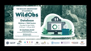 WildObs Database - Webinar - 16 April 2026