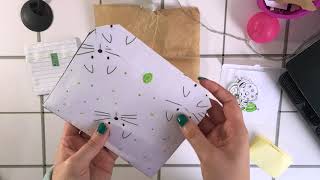 ✉ Opening penpal letters * (soft piano background music) screenshot 5