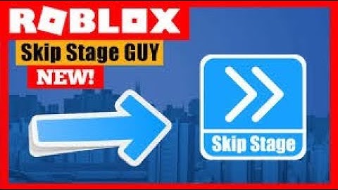 How to make a Skip Stage GUI for your Roblox Obby
