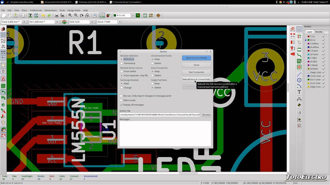 Tutorial Kicad 7, Herramientas de PCBNew 1/2 YouTube