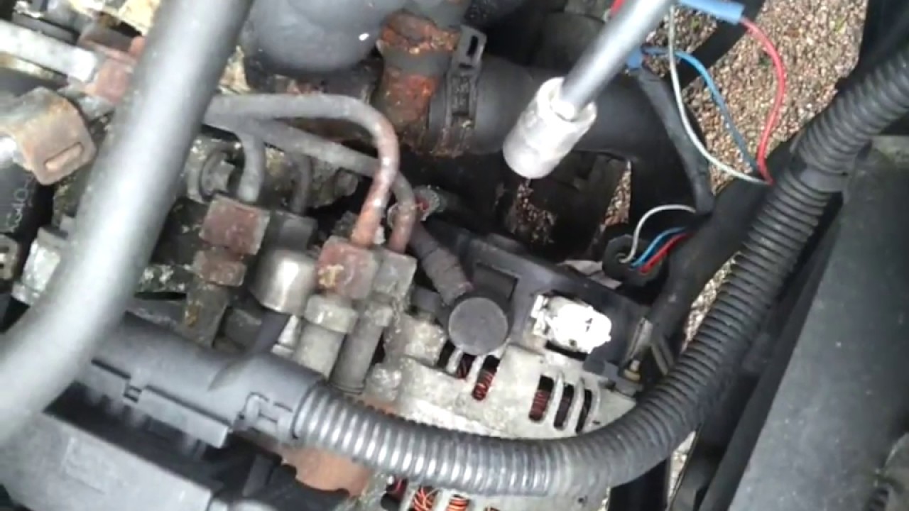 2002 Ford Focus 1.8 Alternator Replace And Troubleshoot - Youtube