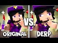 PURPLE GIRL ORIGINAL vs. DERP Version- Fazbear and Friends SHORTS