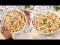 Creamy tuna pasta salad