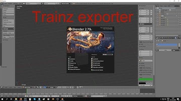 Blender Trainz exporter tutorial