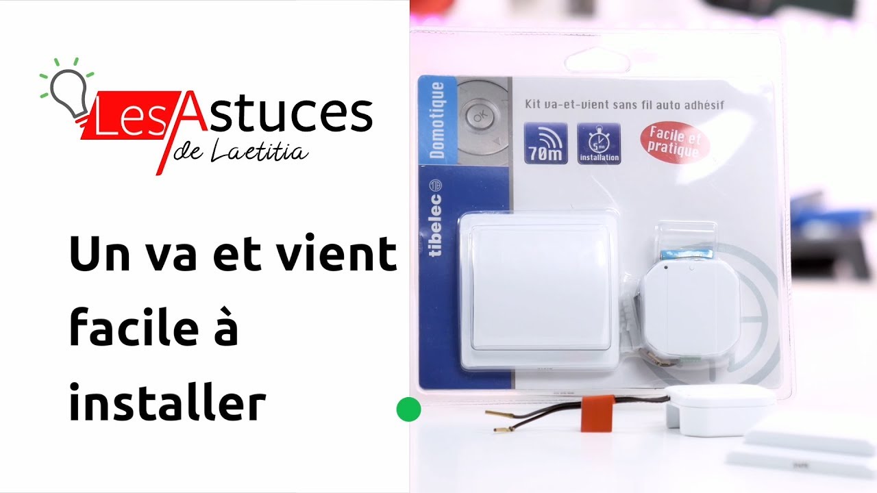 Interrupteur Va & Vient sans fil - TIBELEC - Mr.Bricolage