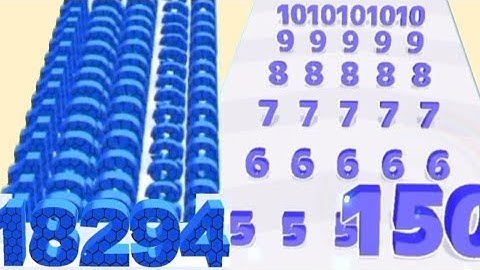 Lets Play Super Satisfying  Additional Math Games - Number Run Game Merge Vs Number Rush 2048