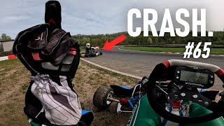 This Go Kart Crashed Into Me Because He Couldn't Overtake
