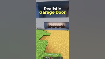 How to Make a Garage Door in Minecraft – Redstone Tutorial | CupSapling #minecraft #redstone #shorts