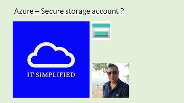 Azure - How to secure storage account ?